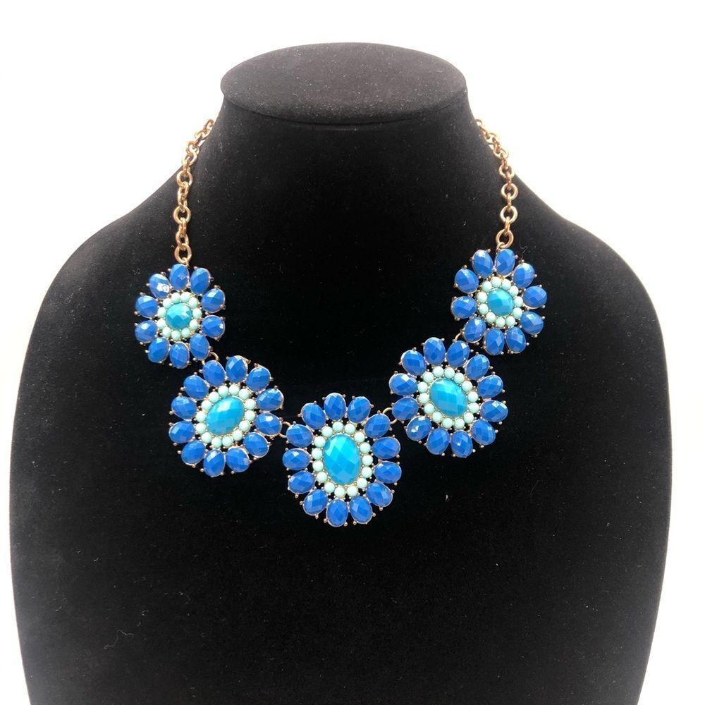 💝Blue Statement Necklace